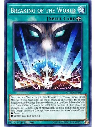 Breaking of the World - CYHO-EN057 - Common