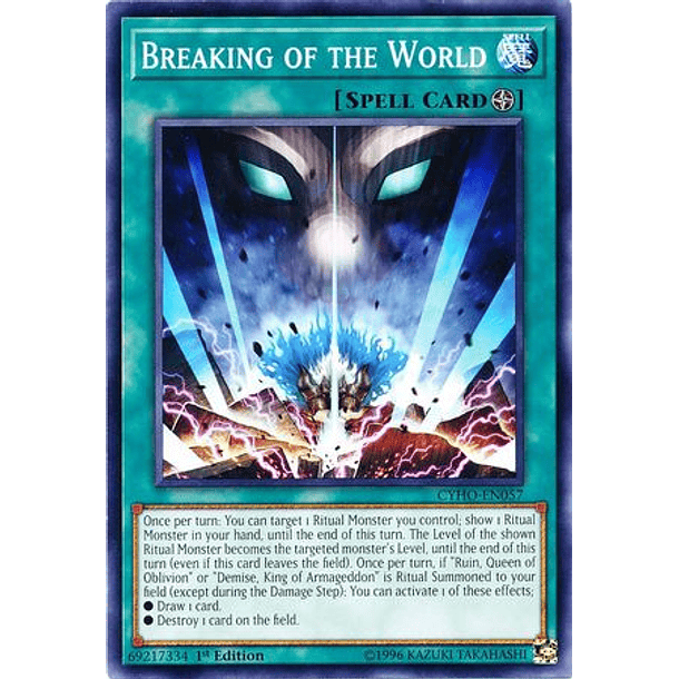 Breaking of the World - CYHO-EN057 - Common