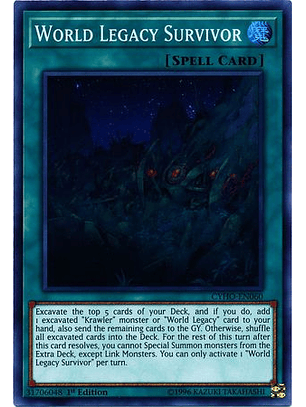 World Legacy Survivor - CYHO-EN060 - Super Rare