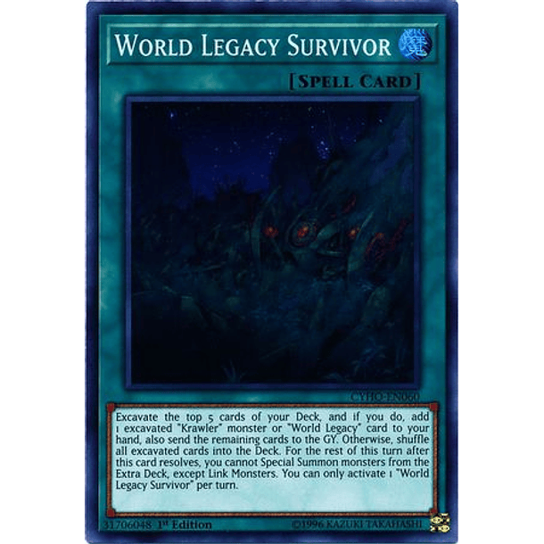 World Legacy Survivor - CYHO-EN060 - Super Rare