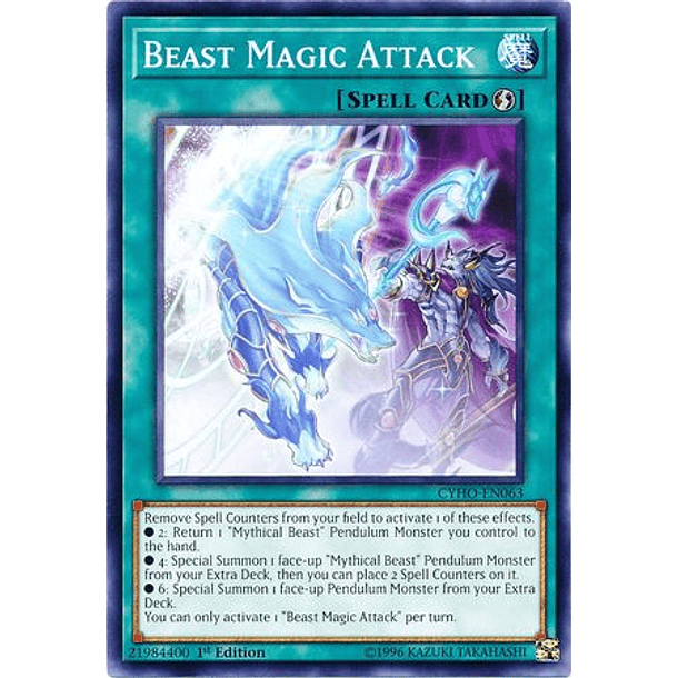 Beast Magic Attack - CYHO-EN063 - Common