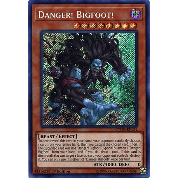 Danger! Bigfoot! - CYHO-EN082 - Secret Rare