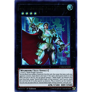 Sacred Noble Knight of King Custenni - CYHO-EN089 - Ultra Rare 