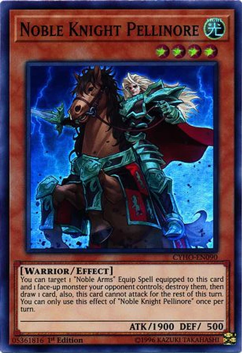 Noble Knight Pellinore - CYHO-EN090 - Super Rare