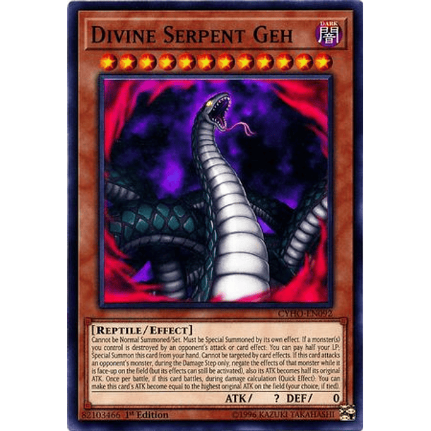 Divine Serpent Geh - CYHO-EN092 - Common