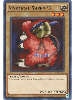 Mystical Sheep #2 - LOB-EN037 - Common Unlimited (25th Reprint)