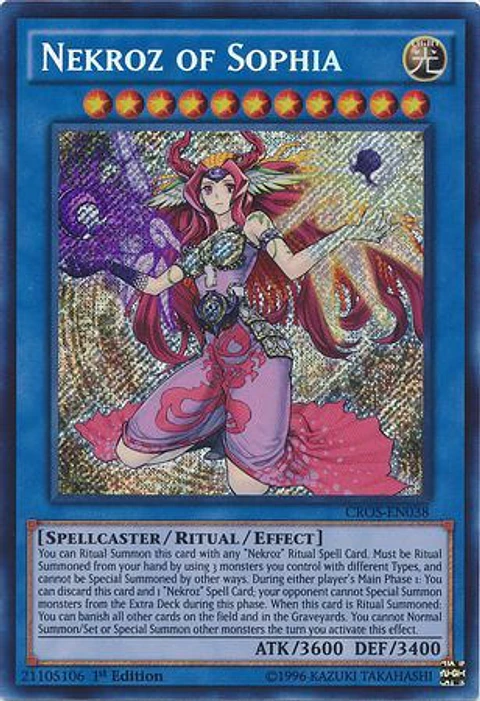 Nekroz of Sophia - CROS-EN038 - Secret Rare 