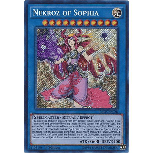 Nekroz of Sophia - CROS-EN038 - Secret Rare 