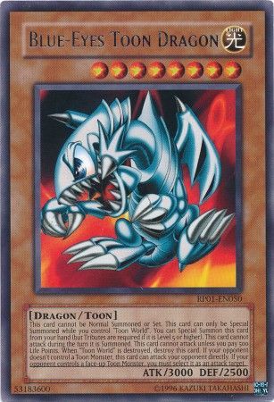 Blue-Eyes Toon Dragon - RP01-EN050 - Rare 1