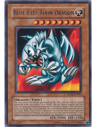 Blue-Eyes Toon Dragon - RP01-EN050 - Rare