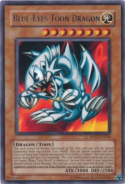 Blue-Eyes Toon Dragon - RP01-EN050 - Rare