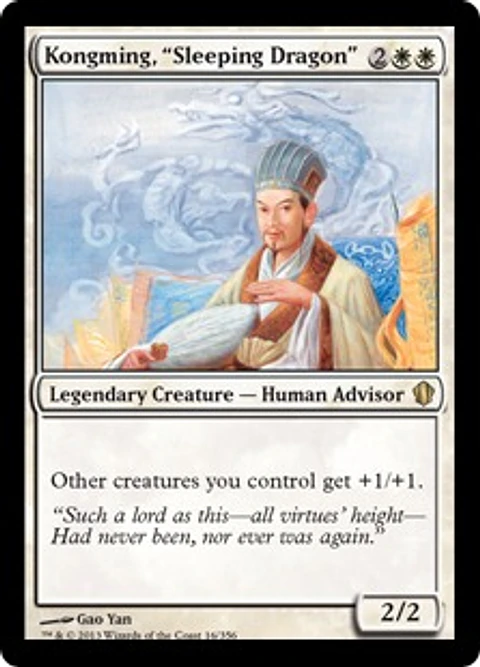 Kongming, "Sleeping Dragon" - C13 - Rare 