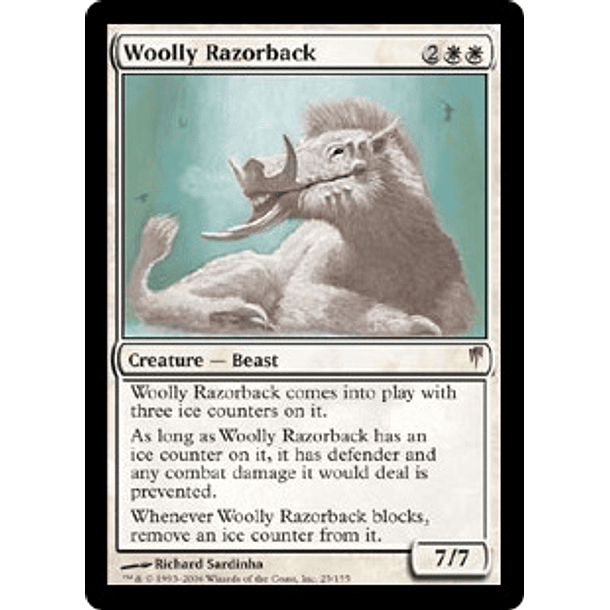 Woolly Razorback - CLN - R