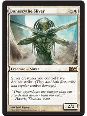 Bonescythe Sliver (Duels of the Planeswalkers 2014) (Xbox) 