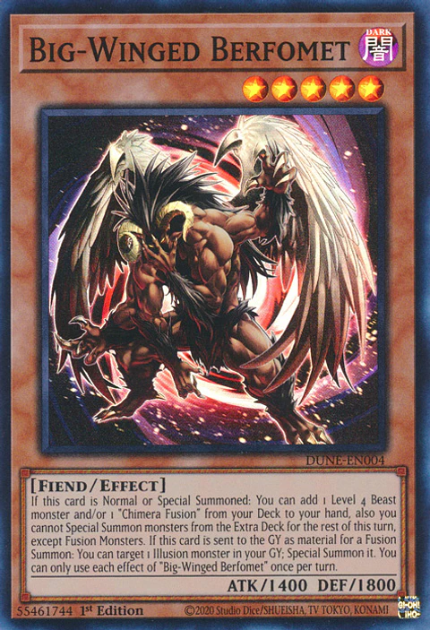 Big-Winged Berfomet - DUNE-EN004 - Super Rare