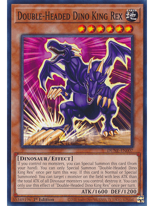 Double-Headed Dino King Rex - DUNE-EN007 - Common 