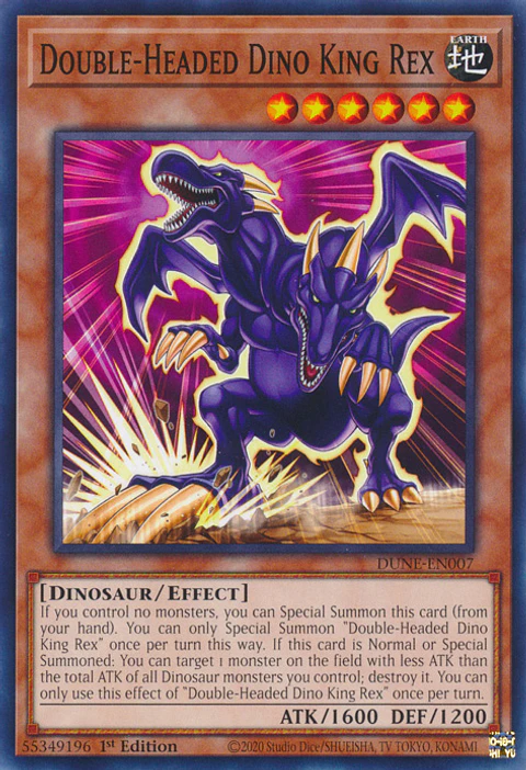 Double-Headed Dino King Rex - DUNE-EN007 - Common 