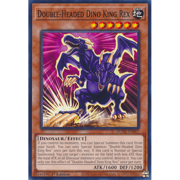 Double-Headed Dino King Rex - DUNE-EN007 - Common 