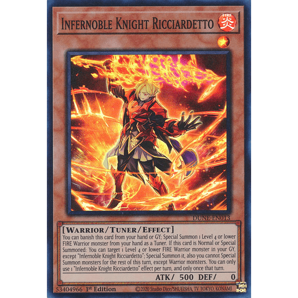 Infernoble Knight Ricciardetto - DUNE-EN013 - Super Rare 