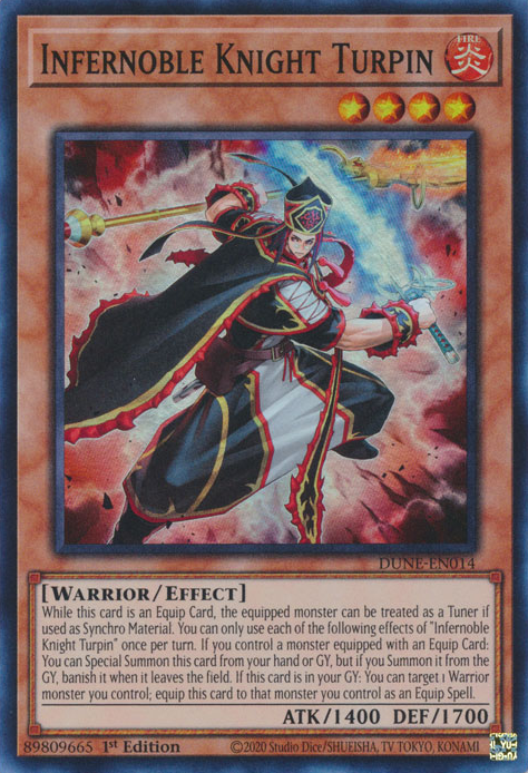 Infernoble Knight Turpin - DUNE-EN014 - Super Rare 1