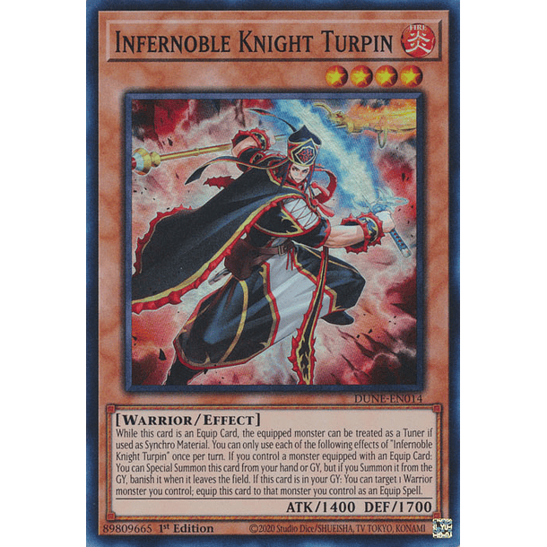 Infernoble Knight Turpin - DUNE-EN014 - Super Rare