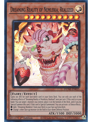 Dreaming Reality of Nemleria, Realized - DUNE-EN015 - Super Rare