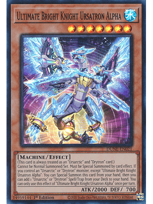 Ultimate Bright Knight Ursatron Alpha - DUNE-EN021 - Super Rare