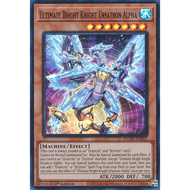 Ultimate Bright Knight Ursatron Alpha - DUNE-EN021 - Super Rare