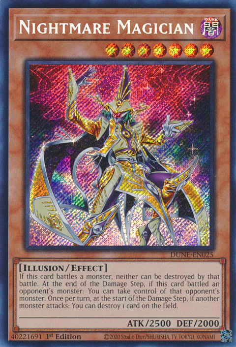 Nightmare Magician - DUNE-EN025 - Secret Rare