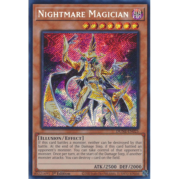 Nightmare Magician - DUNE-EN025 - Secret Rare