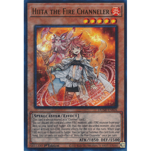 Hiita the Fire Channeler - DUNE-EN026 - Ultra Rare
