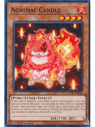 Agnimal Candle - DUNE-EN027 - Common 