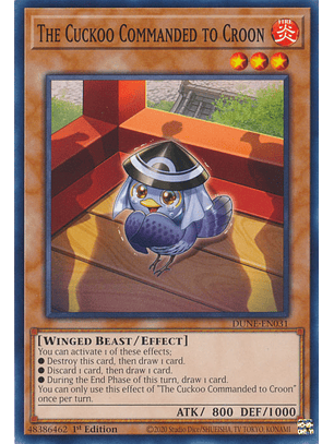 The Cuckoo Commanded to Croon - DUNE-EN031 - Common 