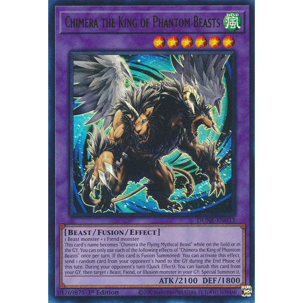 Chimera the King of Phantom Beasts - DUNE-EN033 - Ultra Rare