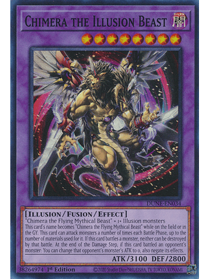 Chimera the Illusion Beast - DUNE-EN034 - Super Rare 
