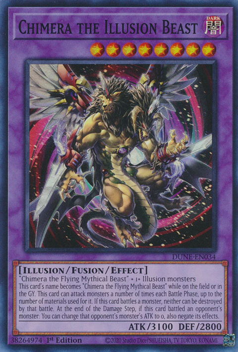Chimera the Illusion Beast - DUNE-EN034 - Super Rare 
