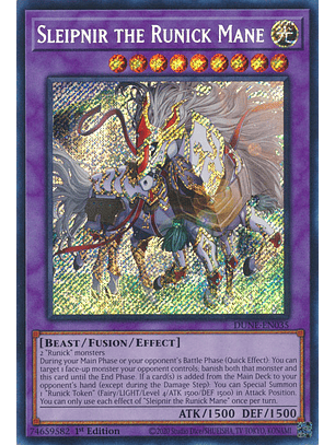 Sleipnir the Runick Mane - DUNE-EN035 - Secret Rare