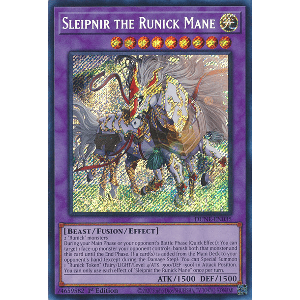 Sleipnir the Runick Mane - DUNE-EN035 - Secret Rare
