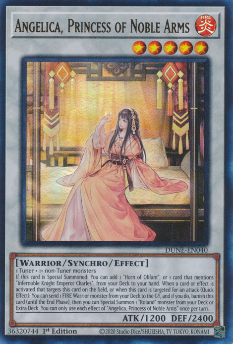 Angelica, Princess of Noble Arms - DUNE-EN040 - Ultra Rare 1