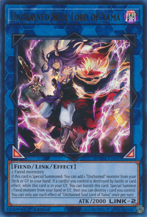 Unchained Soul Lord of Yama - DUNE-EN049 - Ultra Rare 1