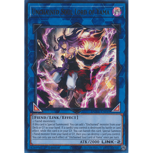 Unchained Soul Lord of Yama - DUNE-EN049 - Ultra Rare