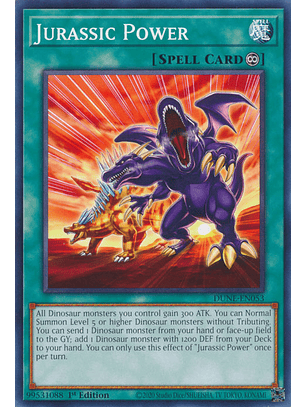 Jurassic Power - DUNE-EN053 - Common 