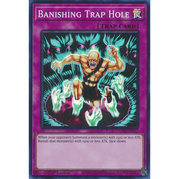 Banishing Trap Hole - DUNE-EN077 - Super Rare