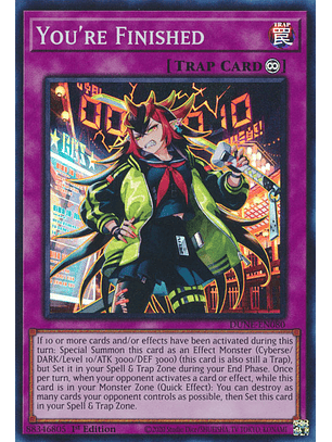 You're Finished - DUNE-EN080 - Super Rare