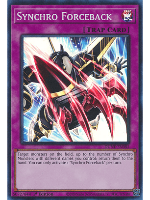 Synchro Forceback - DUNE-EN085 - Super Rare