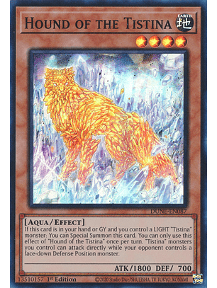 Hound of the Tistina - DUNE-EN087 - Super Rare