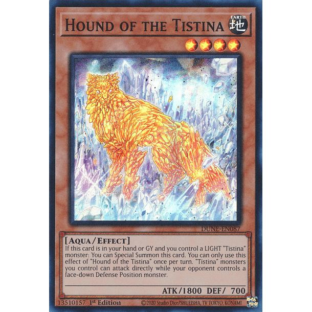 Hound of the Tistina - DUNE-EN087 - Super Rare