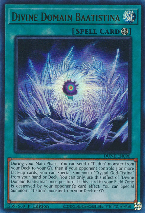 Divine Domain Baatistina - DUNE-EN090 - Ultra Rare