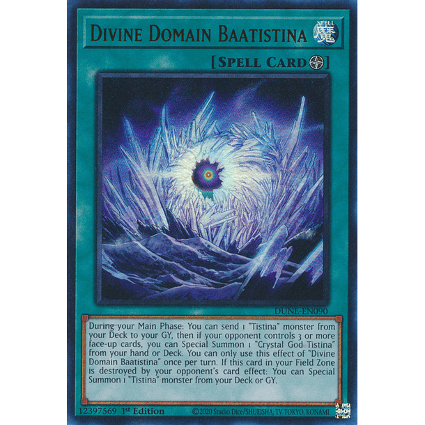 Divine Domain Baatistina - DUNE-EN090 - Ultra Rare