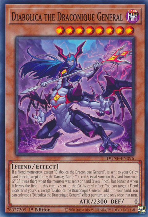 Diabolica the Draconique General - DUNE-EN096 - Common 
